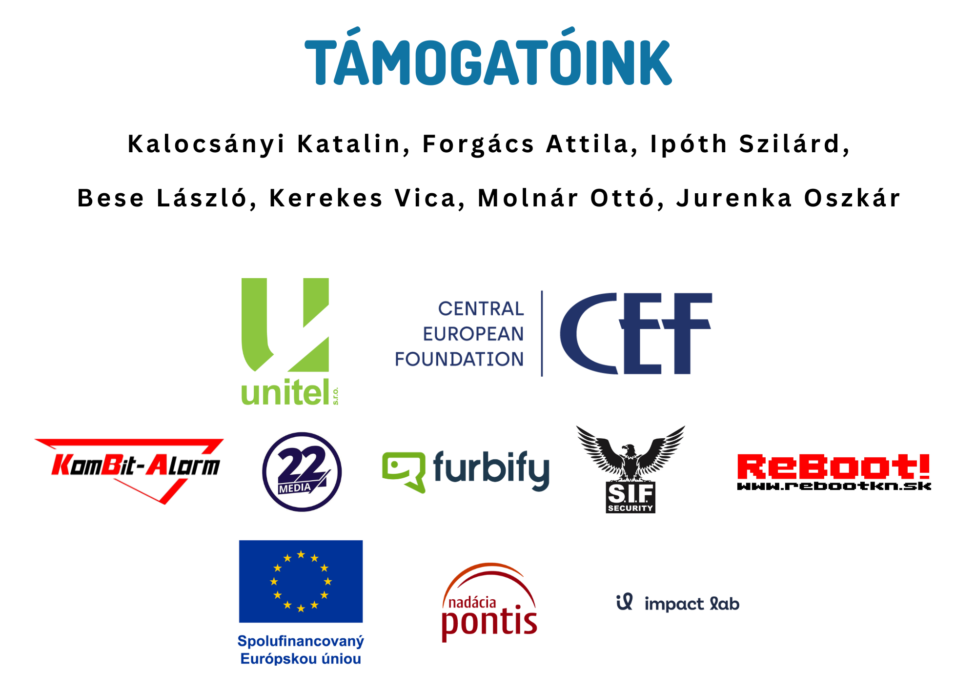 Támogatók